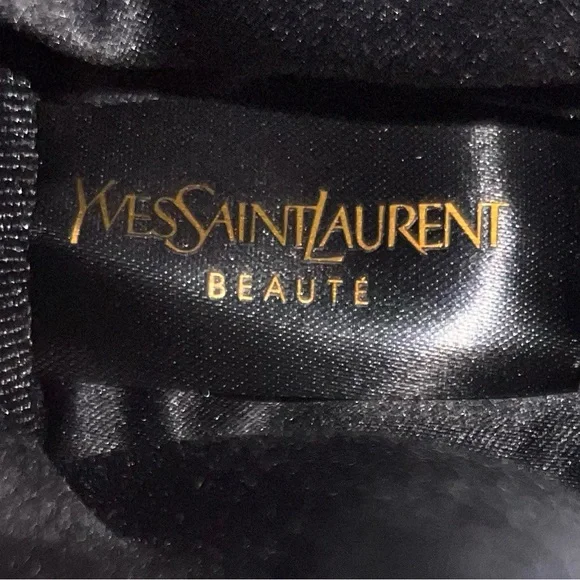 Silver-Gold YSL (Yves Saint Laurent) Beauty Cosmetic-Makeup Bag - Picture 13 of 13